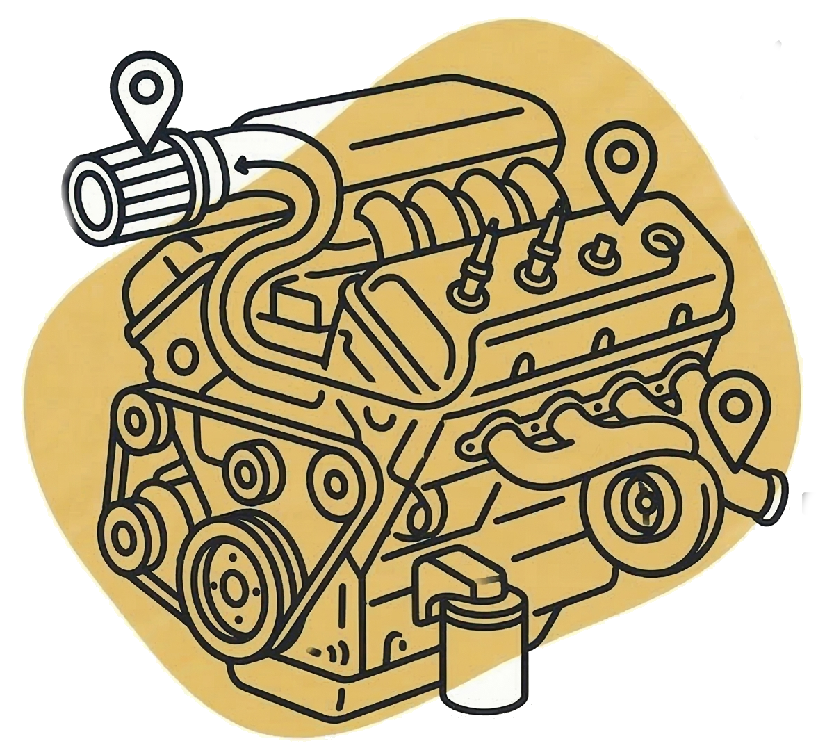 Motores<br> 2 x 60cv